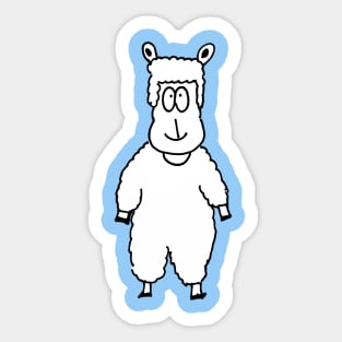 The Happy Little Lamb Sticker